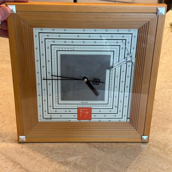 Bulova Wall Decor Bulova Frank Lloyd Wright Wall Clock Poshmark